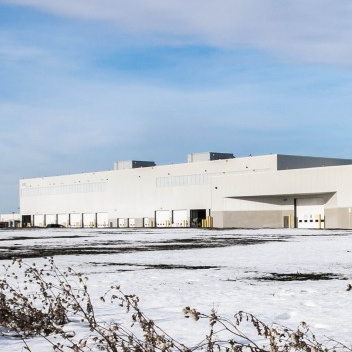 The Canadian Forces Base Edmonton's storage facility for tactical armoured patrol vehicles.